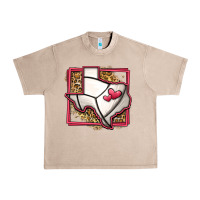 French Oak leopard volleyball texas map Urban Heavy Tee - Jasminsmagicworld