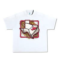 White leopard volleyball texas map Urban Heavy Tee - Jasminsmagicworld
