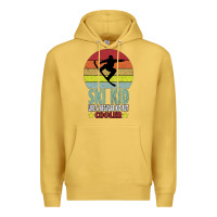 Antique Gold ski kid like a regular kid but coolers Premium Hoodie - Bettercallsaul