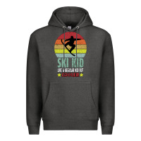 Charcoal Heather ski kid like a regular kid but coolers Premium Hoodie - Bettercallsaul