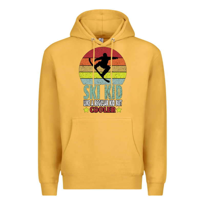 Ski Kid Like A Regular Kid But Coolers Premium Hoodie by Bettercallsaul | Teevron