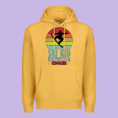 Ski Kid Like A Regular Kid But Coolers Premium Hoodie Designed By Bettercallsaul