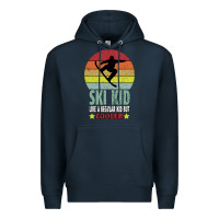 Navy ski kid like a regular kid but coolers Premium Hoodie - Bettercallsaul