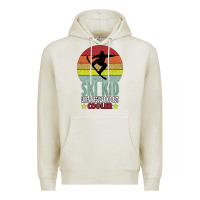 Oatmeal Heather ski kid like a regular kid but coolers Premium Hoodie - Bettercallsaul