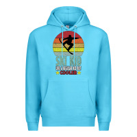 Ocean Blue ski kid like a regular kid but coolers Premium Hoodie - Bettercallsaul