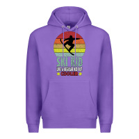 Purple ski kid like a regular kid but coolers Premium Hoodie - Bettercallsaul