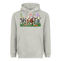 Moon Dust easter cow Heavyweight Hoodie - LillyAllenDesigns