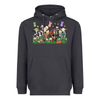 Smoke easter cow Heavyweight Hoodie - LillyAllenDesigns