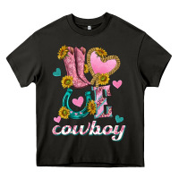 Asphalt love western cowboy Heavy Core Tee - texasbilliewilder