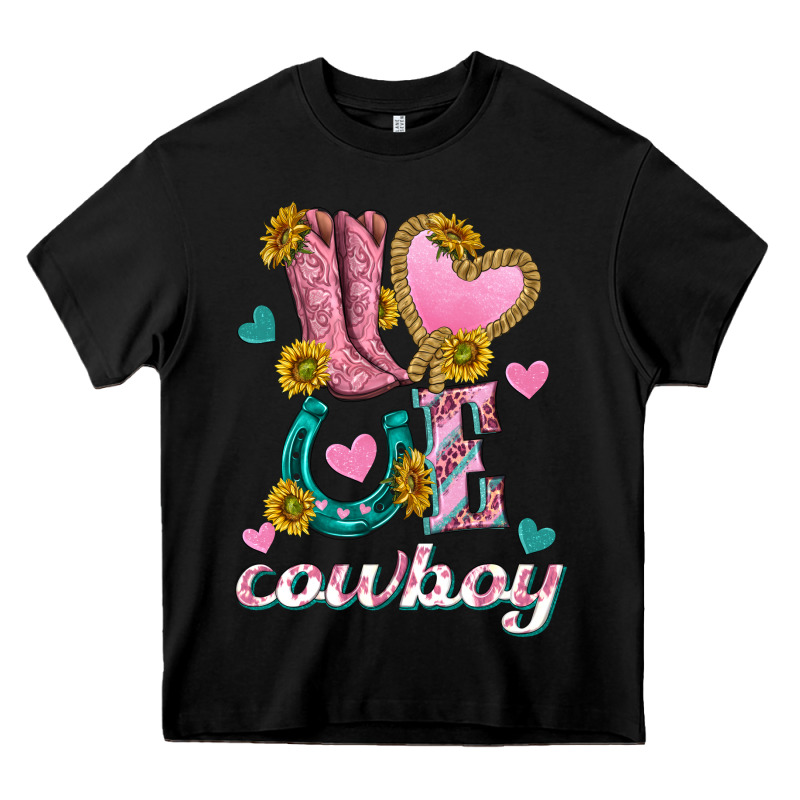 Love Western Cowboy Heavy Core Tee by texasbilliewilder | Teevron
