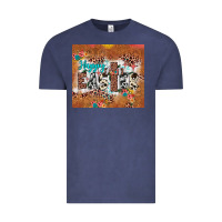Vintage Denim happy easter cross Vintage Tee - JahusDesignShop