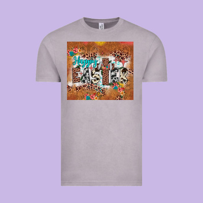 Happy Easter Cross Vintage Tee Designed By Jahusdesignshop