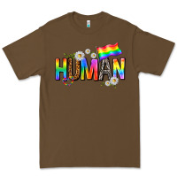 Cacao human with daisies Premium Tee - texasbilliewilder