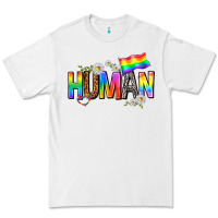 White human with daisies Premium Tee - texasbilliewilder