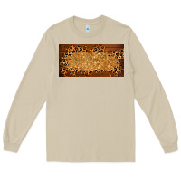 Mushroom wooden leopard glitter  license plate template Long Sleeve Tee - BarkalooDesign