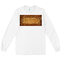 White wooden leopard glitter  license plate template Long Sleeve Tee - BarkalooDesign