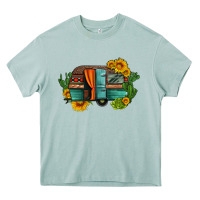 Arona caravan sunflowers and cactus Heavy Core Tee - Artiststas
