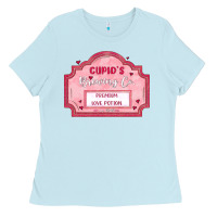 Baby Blue cupid's brewing company Ladies Tee - MaliasSmallBusiness