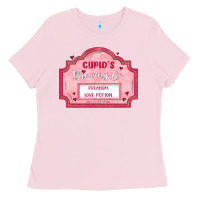 Bubblegum Pink cupid's brewing company Ladies Tee - MaliasSmallBusiness