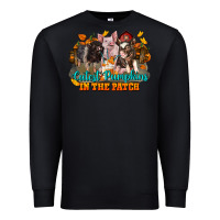 Black Fall Cutest Pumpkin In The Patch Pig Premium Sweatshirt - LillyAllenDesigns