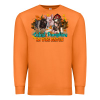 Carrot Fall Cutest Pumpkin In The Patch Pig Premium Sweatshirt - LillyAllenDesigns