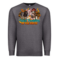 Charcoal Heather Fall Cutest Pumpkin In The Patch Pig Premium Sweatshirt - LillyAllenDesigns