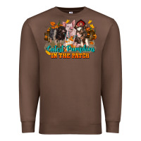 Chestnut Fall Cutest Pumpkin In The Patch Pig Premium Sweatshirt - LillyAllenDesigns