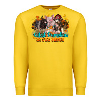 Lemon Fall Cutest Pumpkin In The Patch Pig Premium Sweatshirt - LillyAllenDesigns