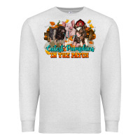 Oatmeal Heather Fall Cutest Pumpkin In The Patch Pig Premium Sweatshirt - LillyAllenDesigns