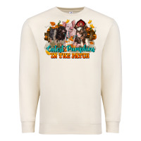 Sandshell Fall Cutest Pumpkin In The Patch Pig Premium Sweatshirt - LillyAllenDesigns