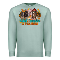 Seafoam Fall Cutest Pumpkin In The Patch Pig Premium Sweatshirt - LillyAllenDesigns