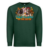 Sports Green Fall Cutest Pumpkin In The Patch Pig Premium Sweatshirt - LillyAllenDesigns