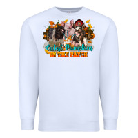 White Fall Cutest Pumpkin In The Patch Pig Premium Sweatshirt - LillyAllenDesigns