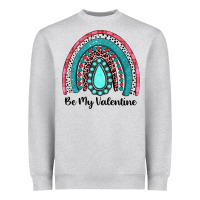 Be My Valentine Gemstone Rainbow Heavyweight Sweatshirt | Teevron