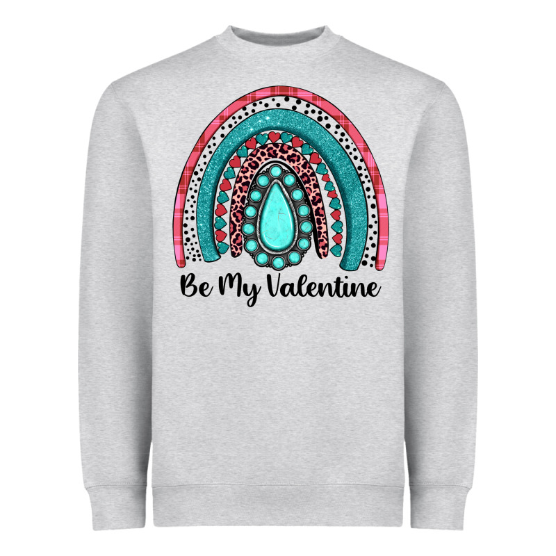 Be My Valentine Gemstone Rainbow Heavyweight Sweatshirt by JahusDesignShop | Teevron