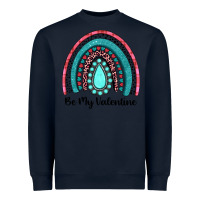 Navy be my valentine gemstone rainbow Heavyweight Sweatshirt - JahusDesignShop