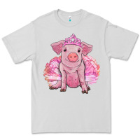 Dove Grey Balerina pig with tutu Premium Tee - RanaPortraitStore