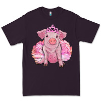 Plum Balerina pig with tutu Premium Tee - RanaPortraitStore