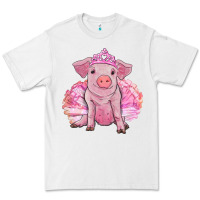 White Balerina pig with tutu Premium Tee - RanaPortraitStore