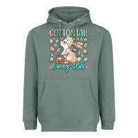 Sage cottontail bunny club Heavyweight Hoodie - LillyAllenDesigns
