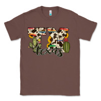 Chestnut texas state cowhide serape cactus Classic Tee - RanaPortraitStore