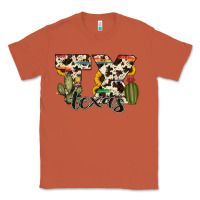 Copper texas state cowhide serape cactus Classic Tee - RanaPortraitStore