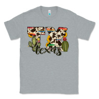 Heather Grey texas state cowhide serape cactus Classic Tee - RanaPortraitStore