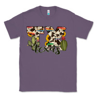 Lavender texas state cowhide serape cactus Classic Tee - RanaPortraitStore