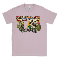 Lilac texas state cowhide serape cactus Classic Tee - RanaPortraitStore