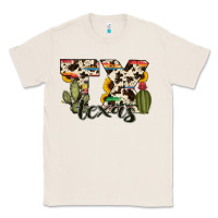 Natural texas state cowhide serape cactus Classic Tee - RanaPortraitStore