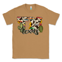 Toasted Coconut texas state cowhide serape cactus Classic Tee - RanaPortraitStore