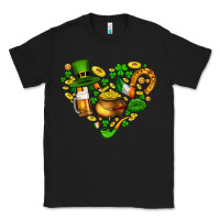 Black St Patricks heart Classic Tee - AdoDesignShop