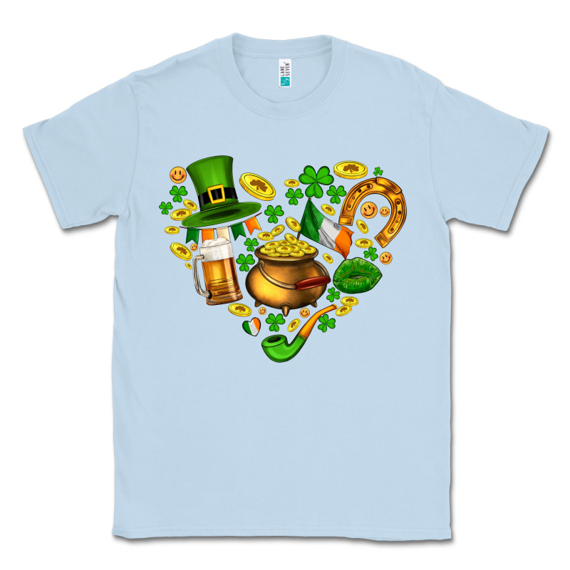 St Patricks Heart Classic Tee by AdoDesignShop | Teevron