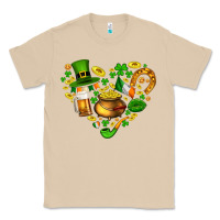 Mushroom St Patricks heart Classic Tee - AdoDesignShop